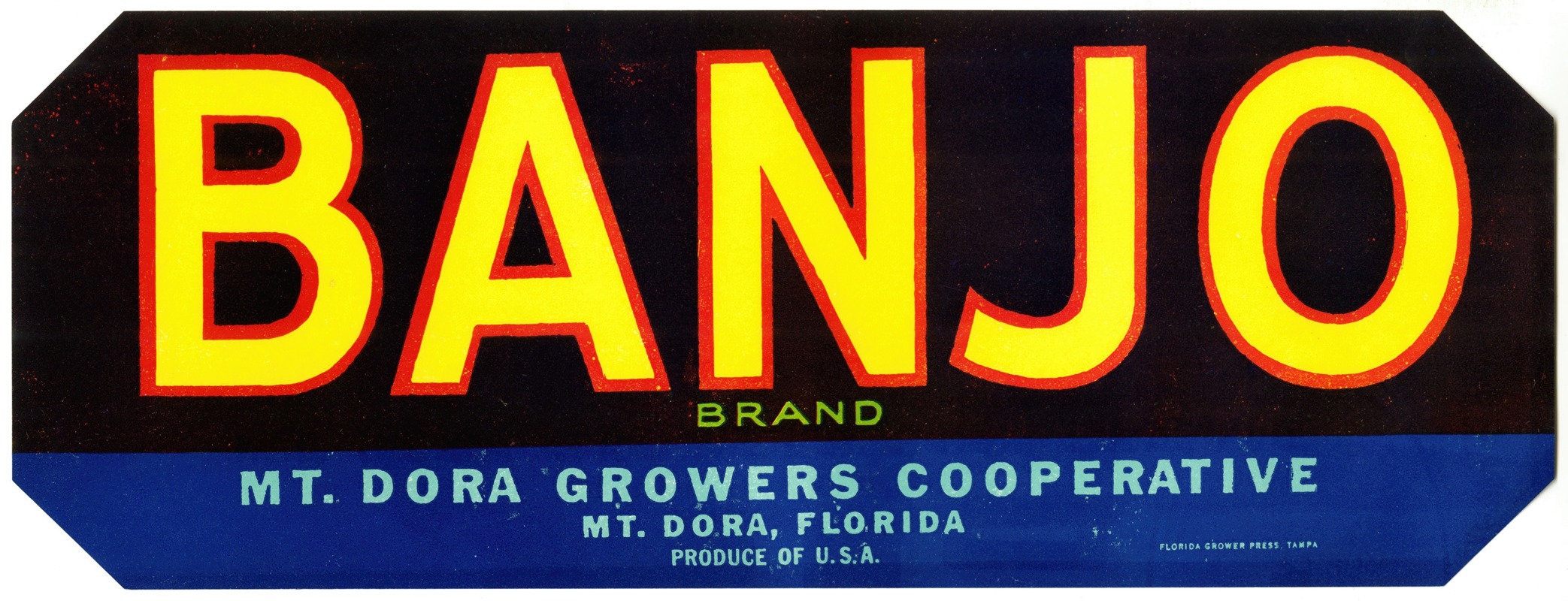 Anonymous - Banjo Brand Produce Label