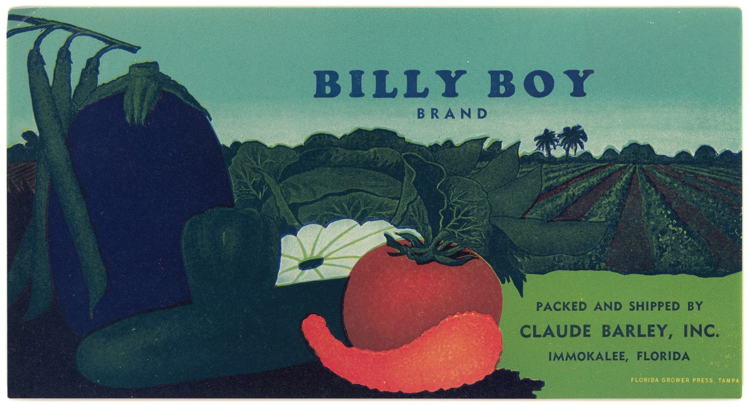 Anonymous - Billy Boy Brand Vegetable Label