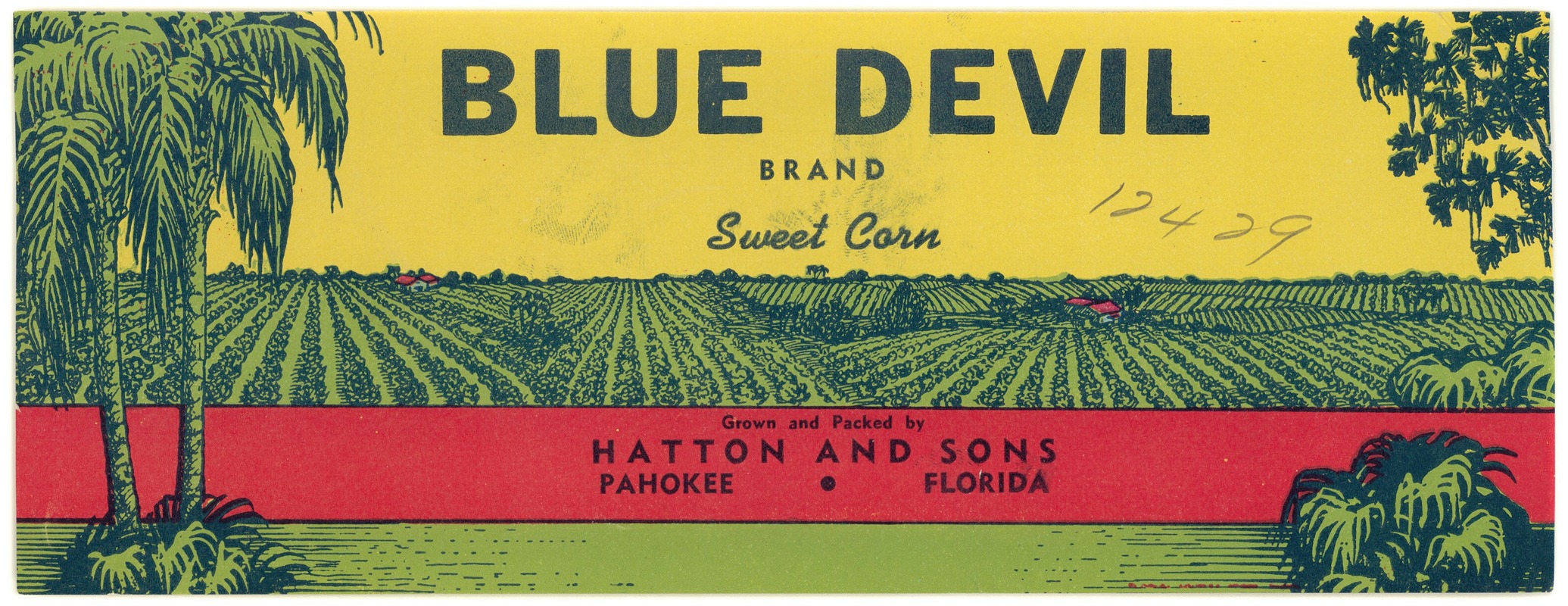 Anonymous - Blue Devil Brand Sweet Corn Label