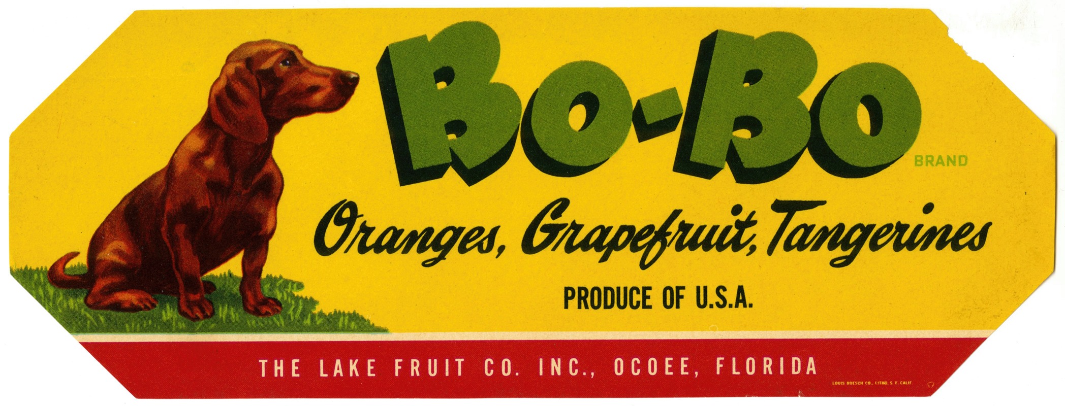 Anonymous - Bo-Bo Brand Citrus Label