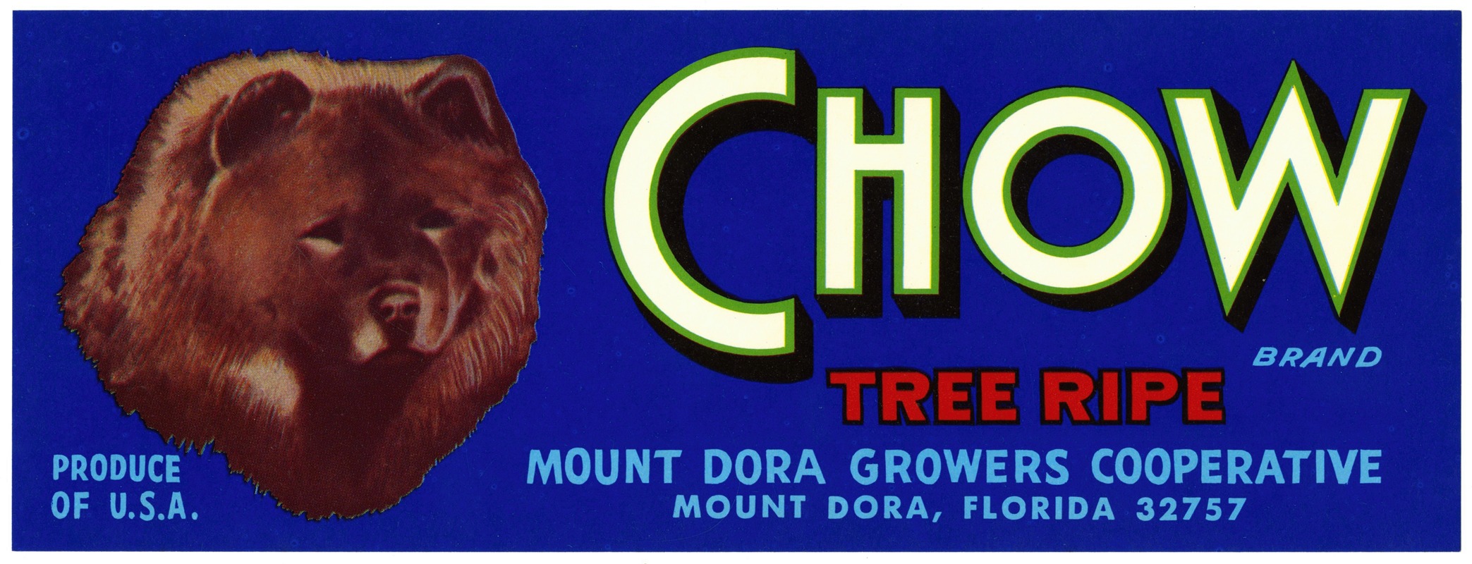 Anonymous - Chow Brand Produce Label