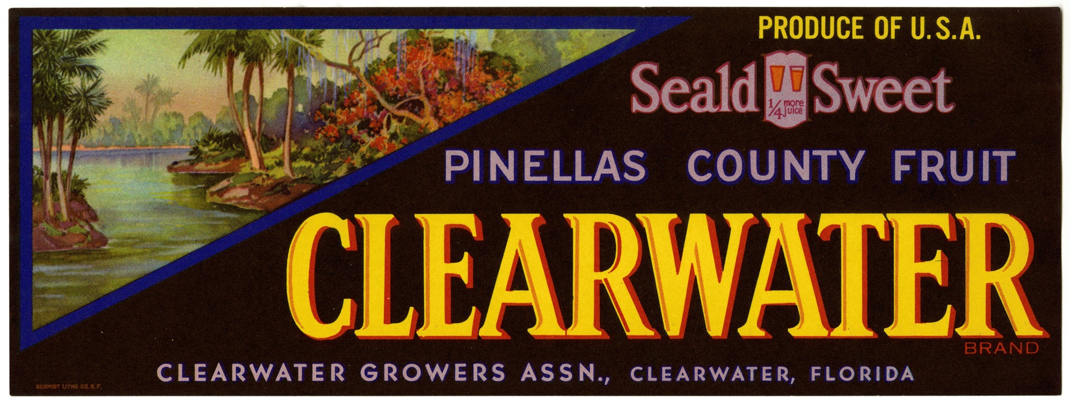 Anonymous - Clearwater Brand Fruit Label