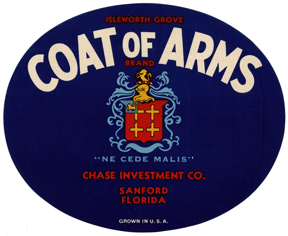 Anonymous - Coat of Arms Brand Produce Label