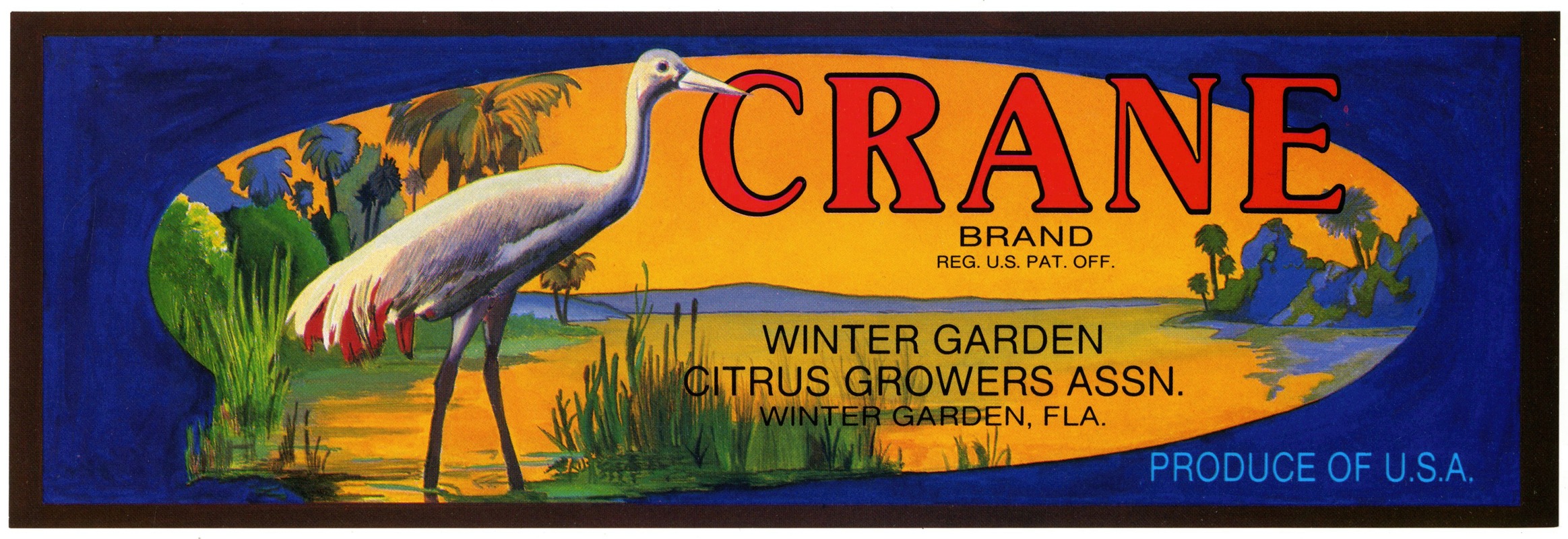Anonymous - Crane Brand Citrus Label