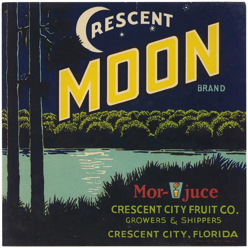 Anonymous - Crescent Moon Brand Fruit Label