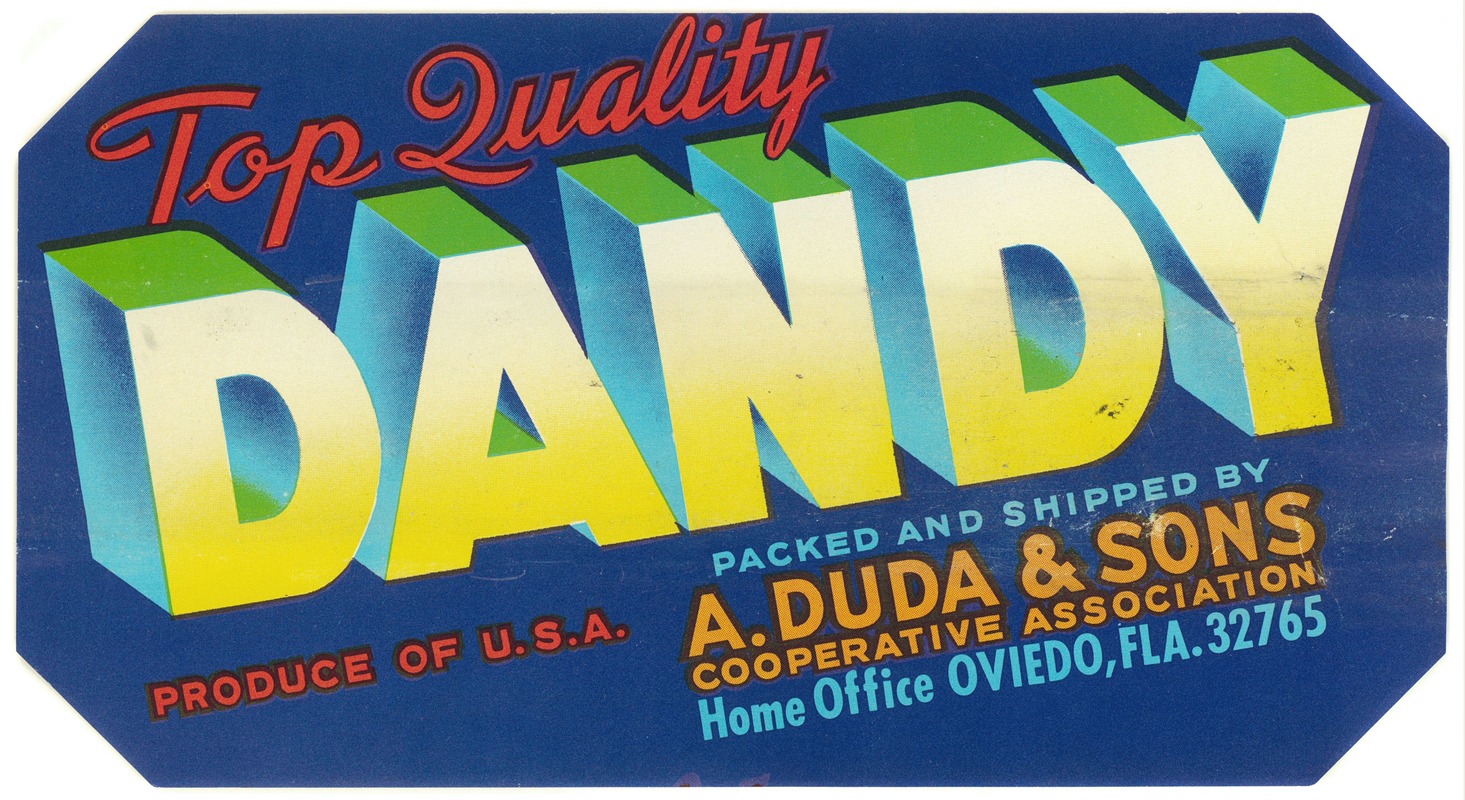 Anonymous - Dandy Produce Label