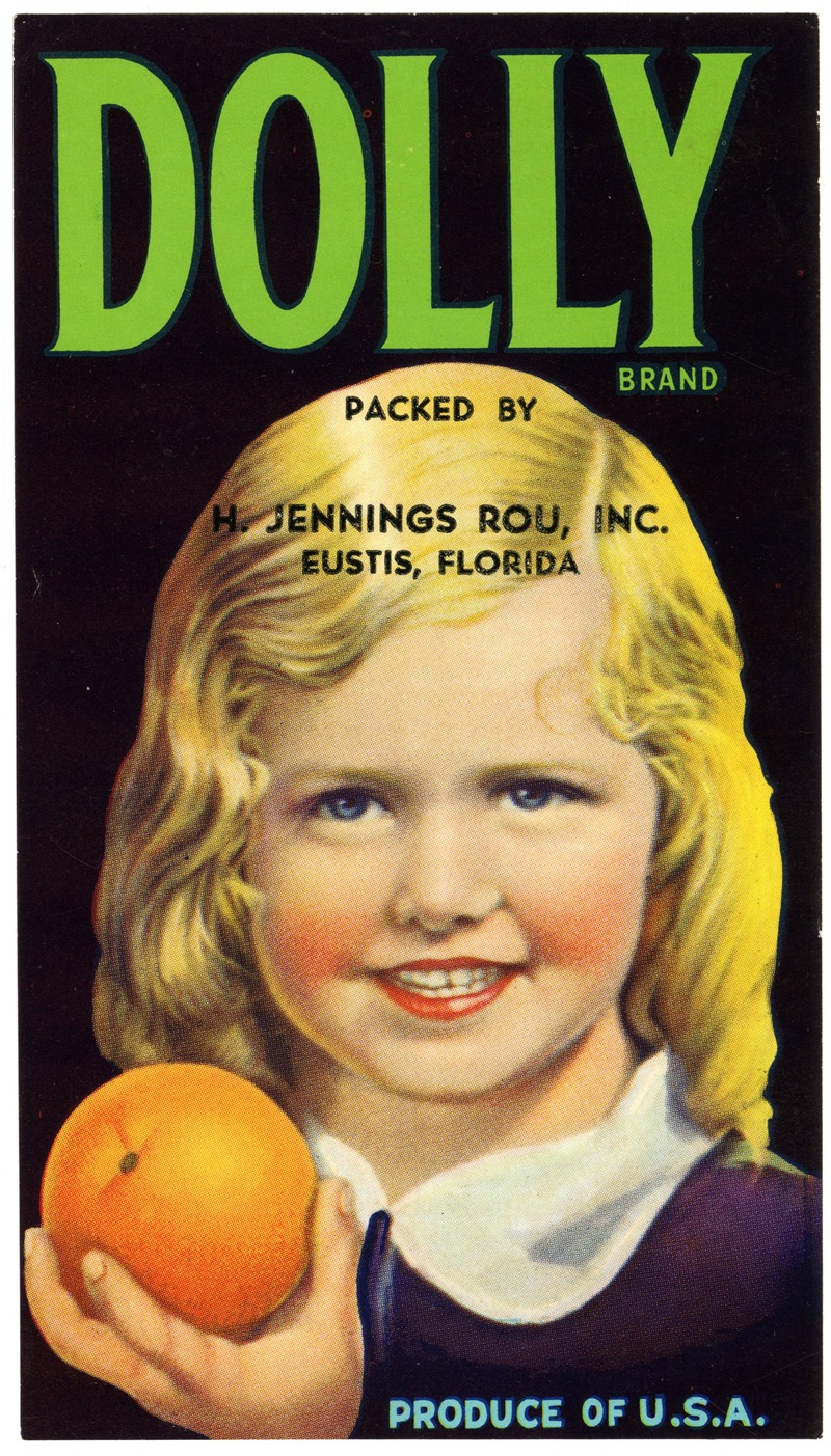 Anonymous - Dolly Brand Citrus Label