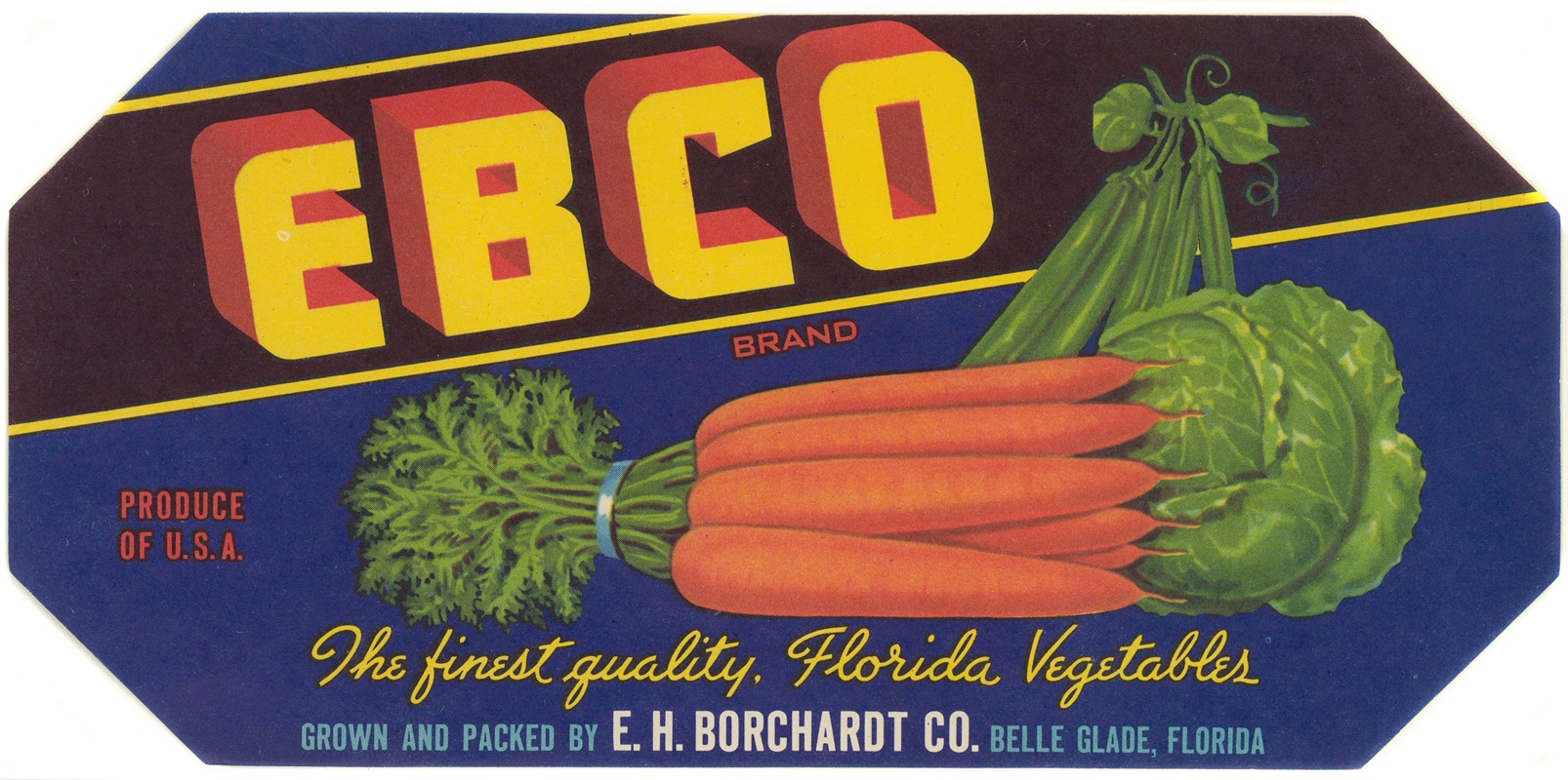 Anonymous - EBCO Brand Vegetable Label