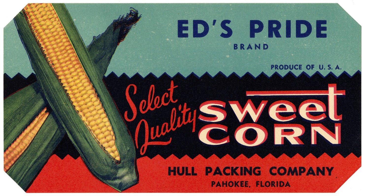 Anonymous - Ed’s Pride Brand Sweet Corn Label