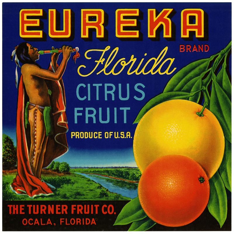 Anonymous - Eureka Brand Florida Citrus Fruit Label