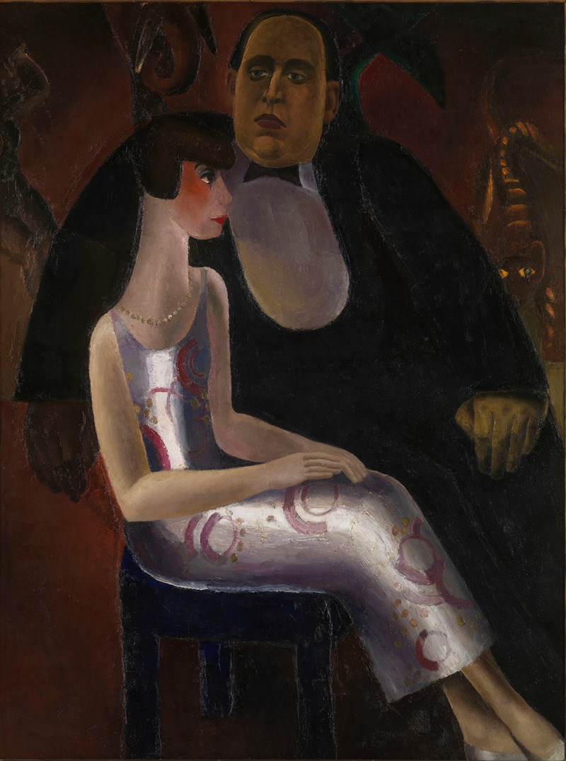 Frits van den Berghe - Paul-Gustave van Hecke and his Wife Norine De Schrijver