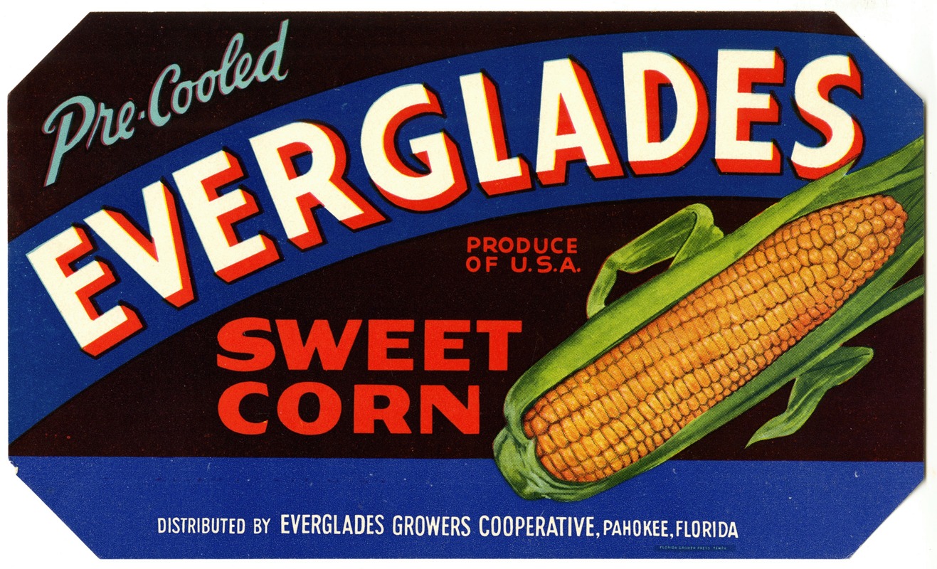 Anonymous - Everglades Brand Sweet Corn Label