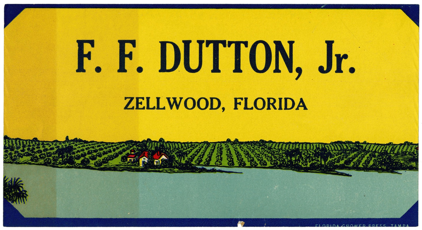 Anonymous - F.F. Dutton, Jr. Produce Label