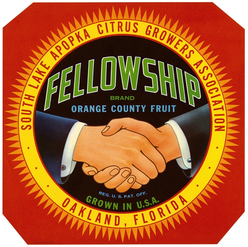 Anonymous - Fellowship Brand Citrus Label