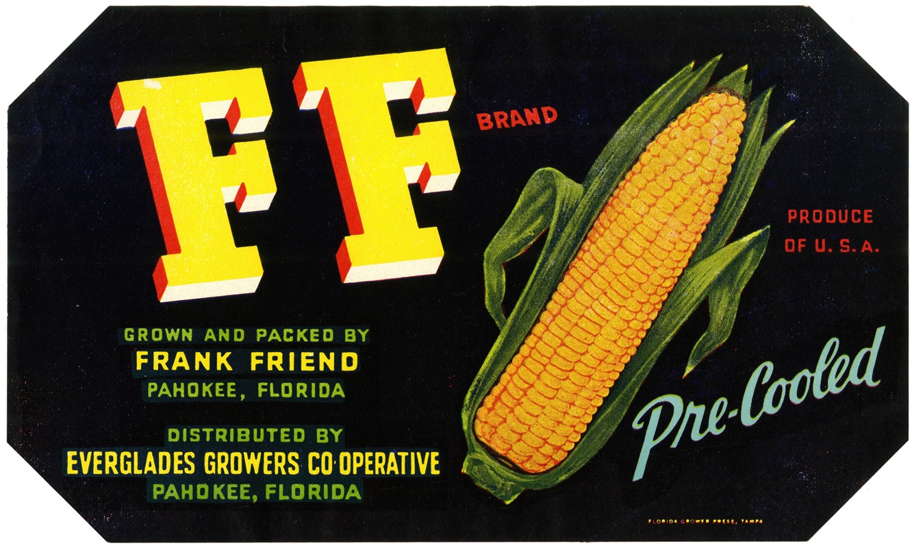 Anonymous - FF Brand Corn Label