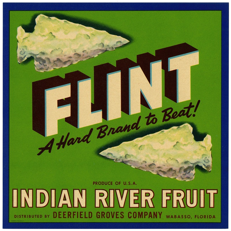 Anonymous - Flint Fruit Label