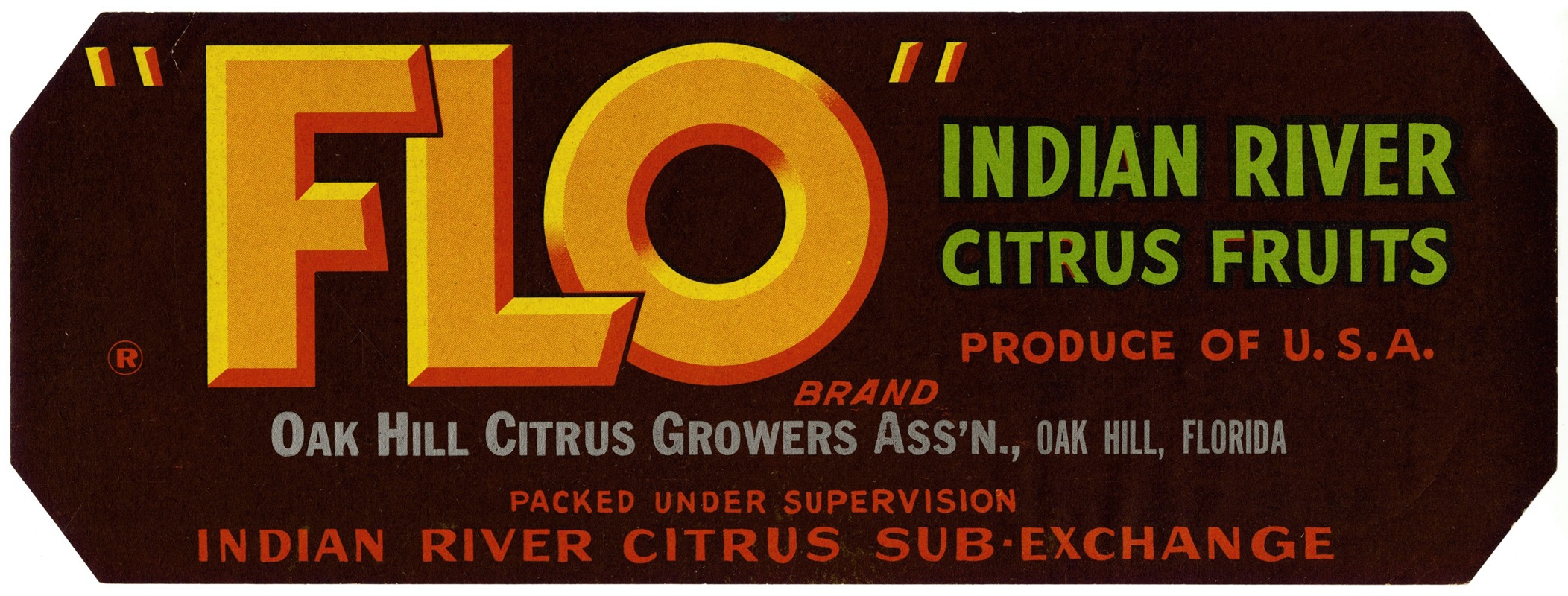 Anonymous - Flo Brand Citrus Label