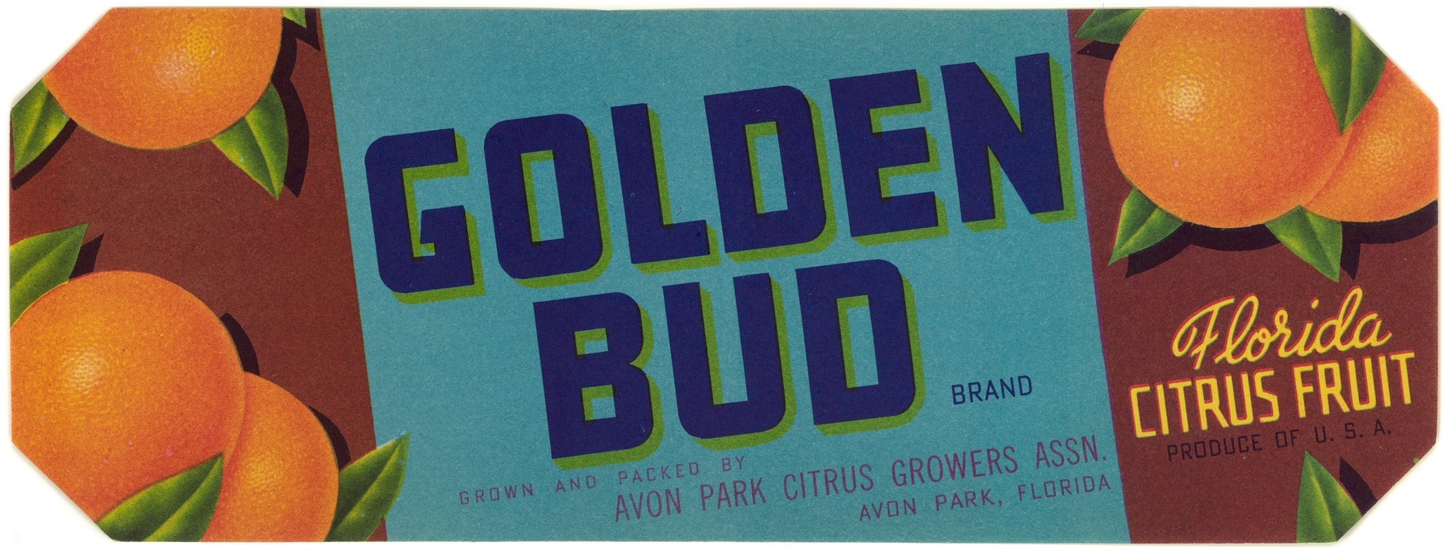 Anonymous - Golden Bud Brand Citrus Label