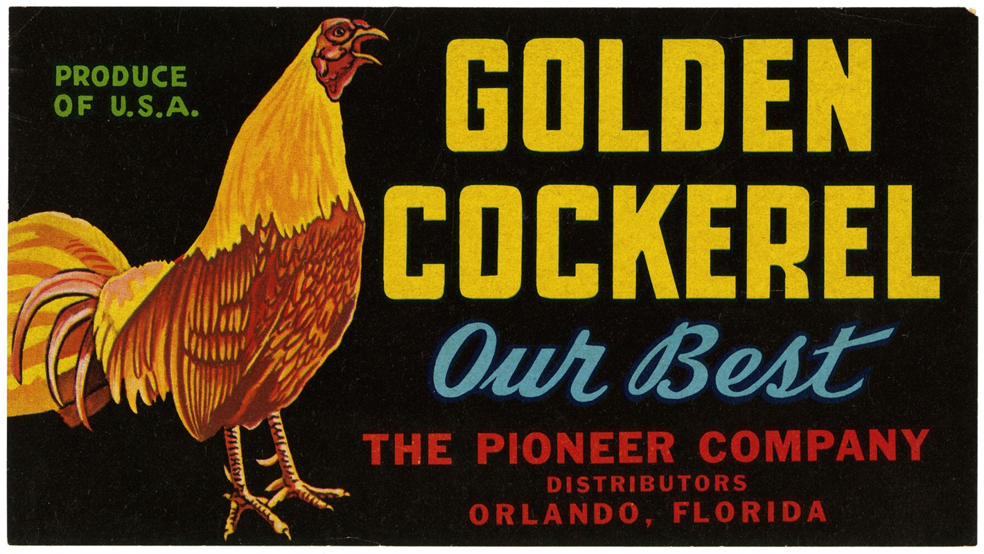 Anonymous - Golden Cockerel Produce Label