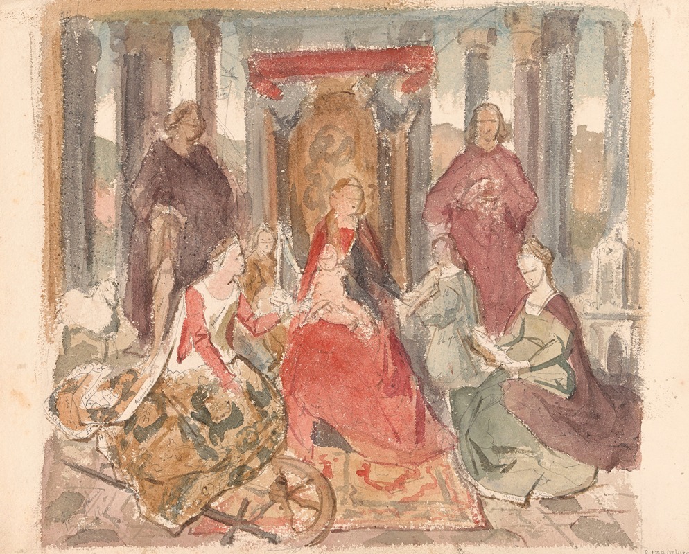 Nicaise De Keyser - The Mystical Marriage of Saint Catherine