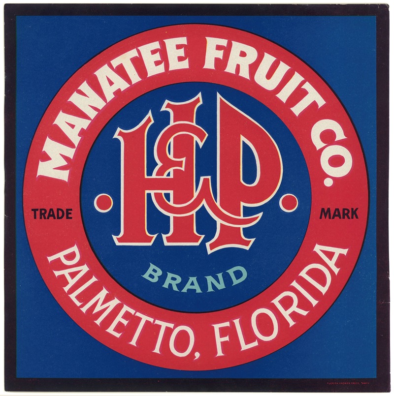Anonymous - H & P Brand Fruit Label