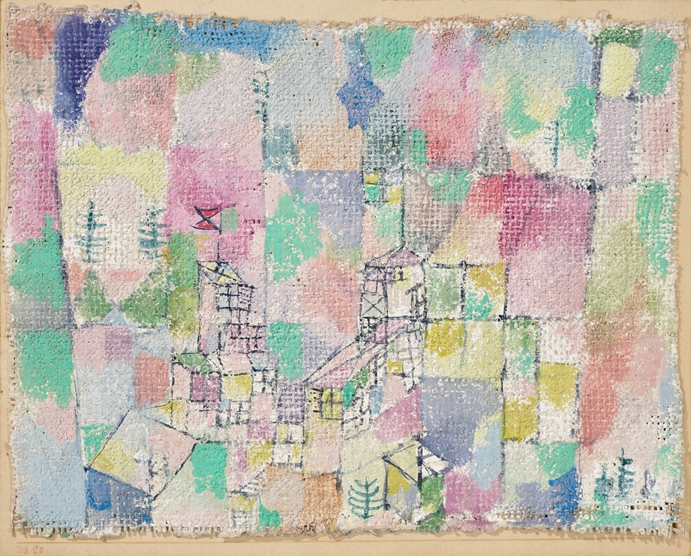 Paul Klee - Zwei Lustschlösschen