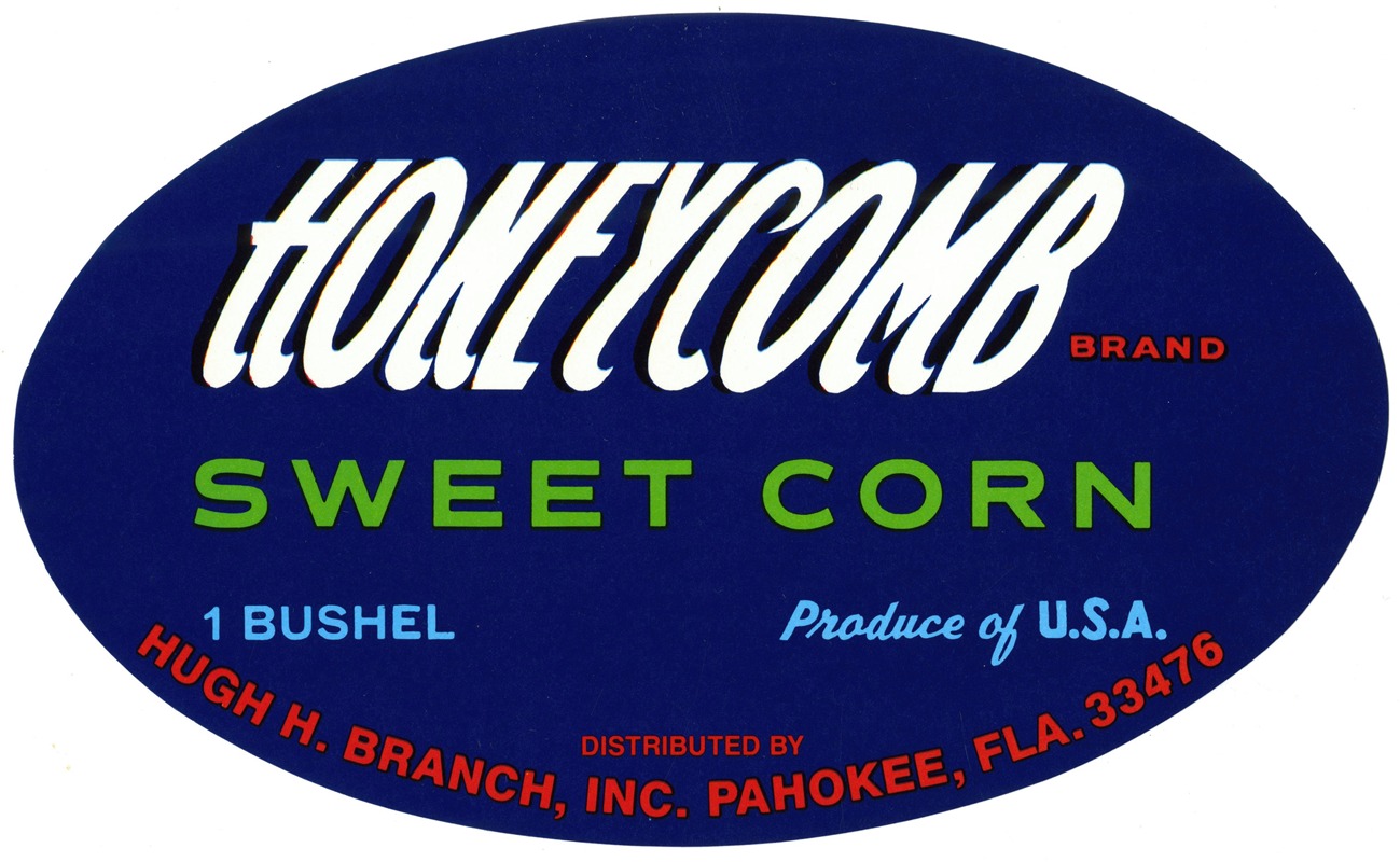 Anonymous - Honeycomb Brand Sweet Corn Label