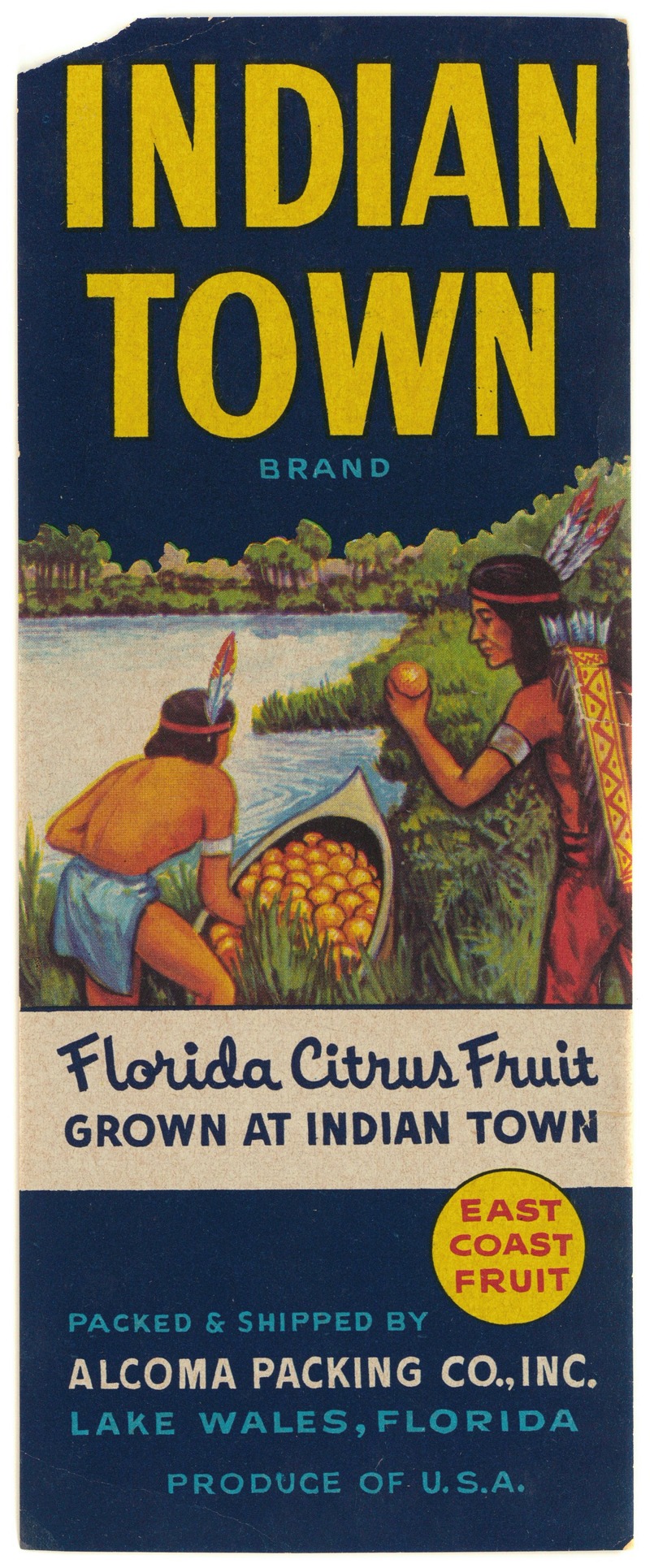 Anonymous - Indian Town Brand Fruit Label