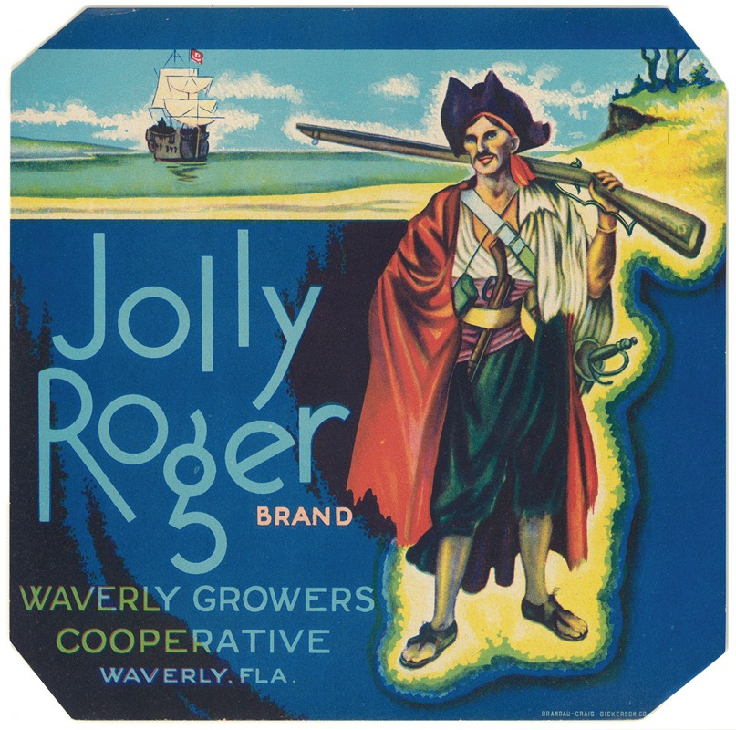 Anonymous - Jolly Roger Brand Produce Label