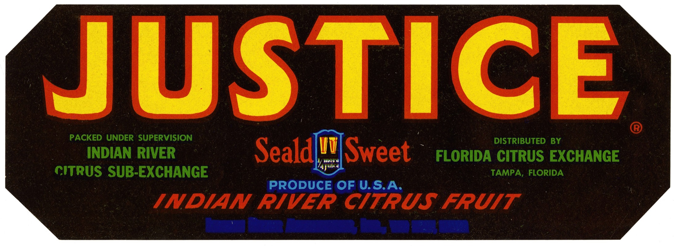 Anonymous - Justice Citrus Label