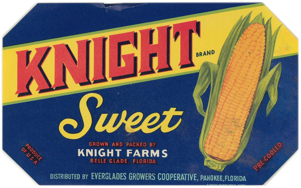 Anonymous - Knight Brand Sweet Corn Label