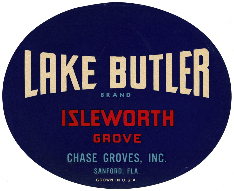 Anonymous - Lake Butler Brand Citrus Label