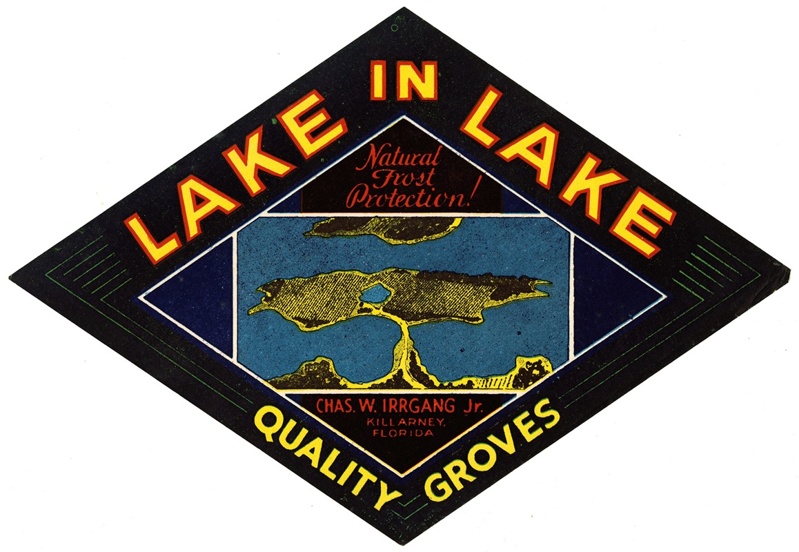 Anonymous - Lake in Lake Citrus Label