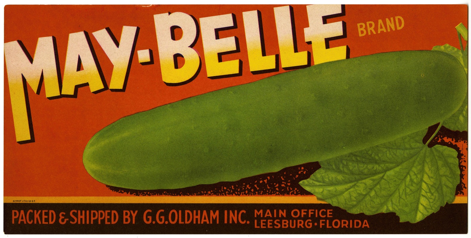 Anonymous - May-Belle Brand Vegetable Label