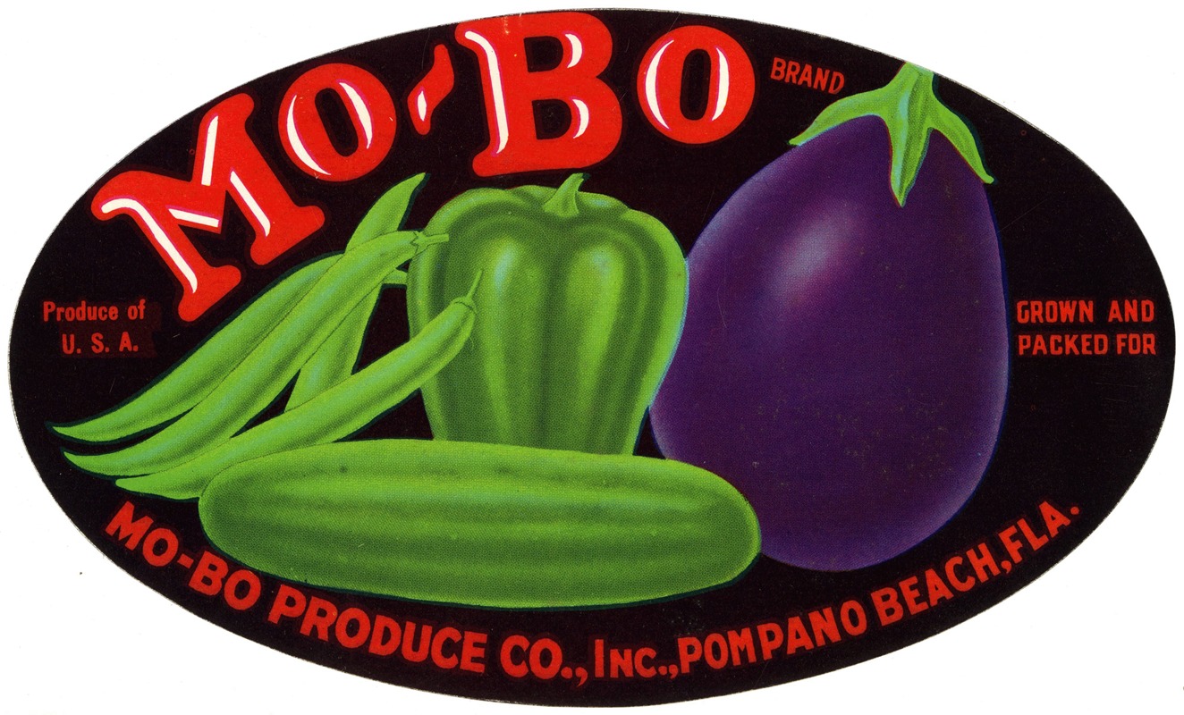 Anonymous - Mo-Bo Brand Vegetable Label