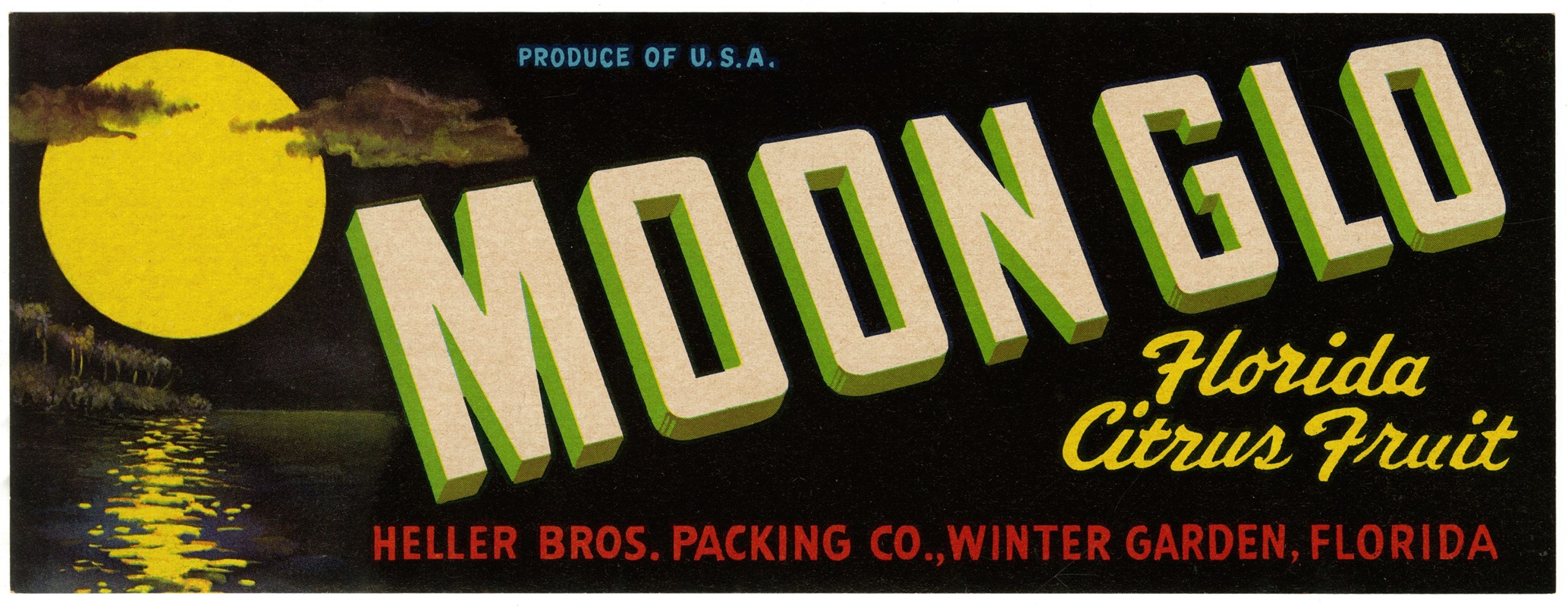 Anonymous - Moon Glo Florida Citrus Fruit Label
