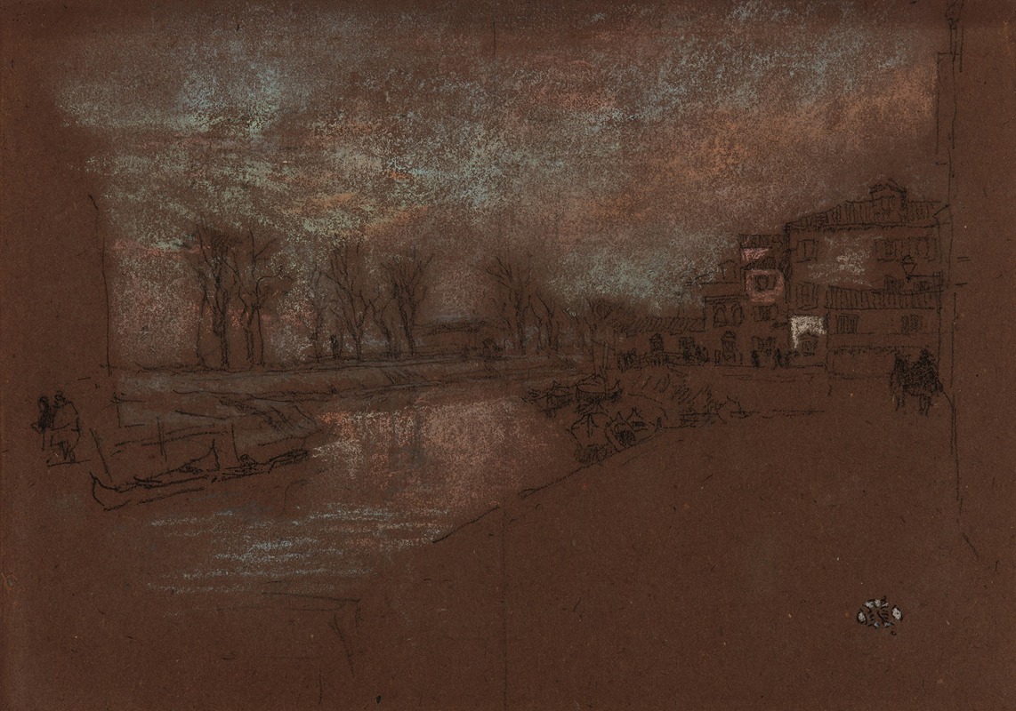 James Abbott McNeill Whistler - Campo Sta. Marta—Winter Evening