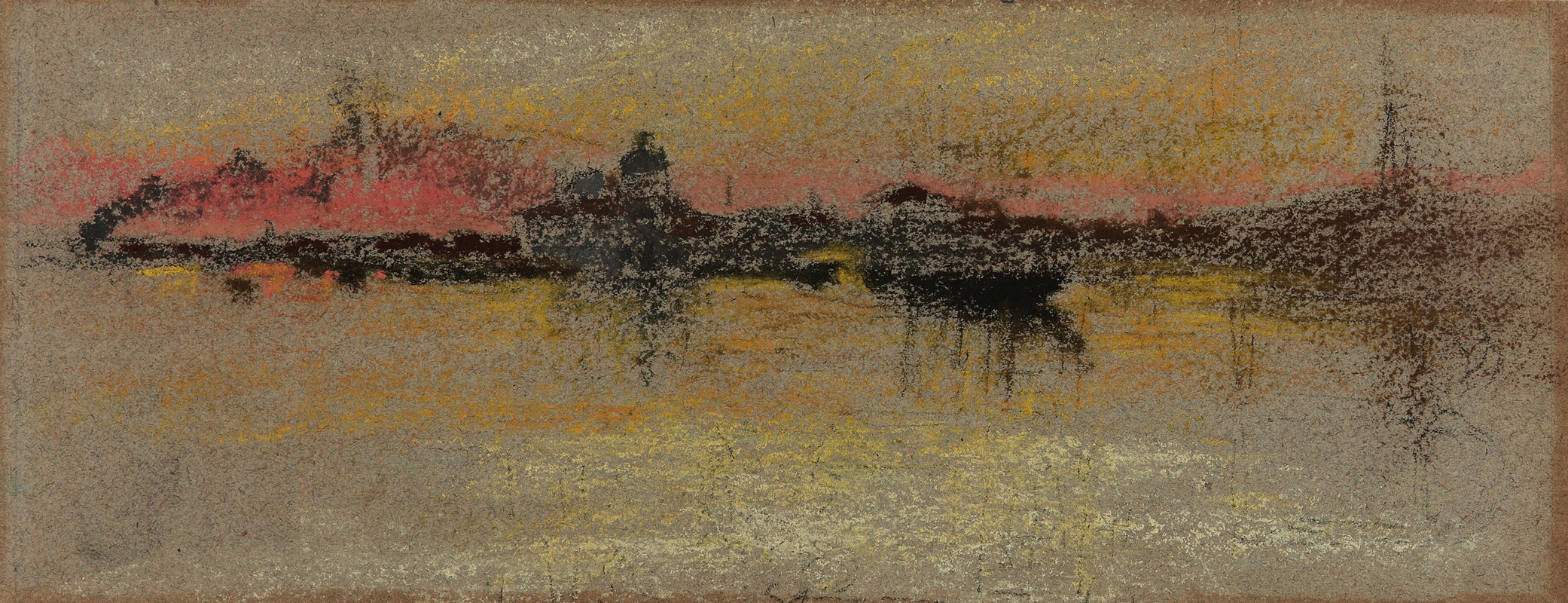 James Abbott McNeill Whistler - Venice; Sunrise on the Rialto