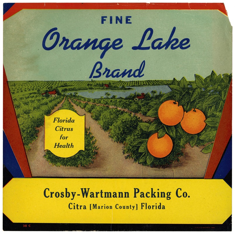 Anonymous - Orange Lake Brand Citrus Label