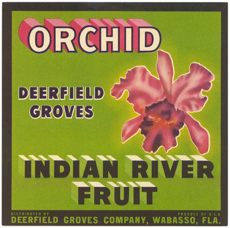Anonymous - Orchid Citrus Label