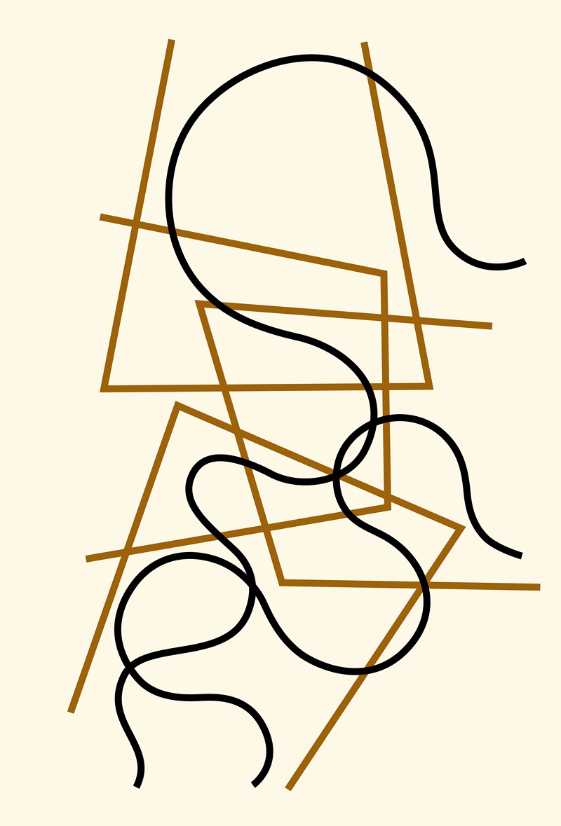 Myriam Thyes - Linien geometrisch und gewellt