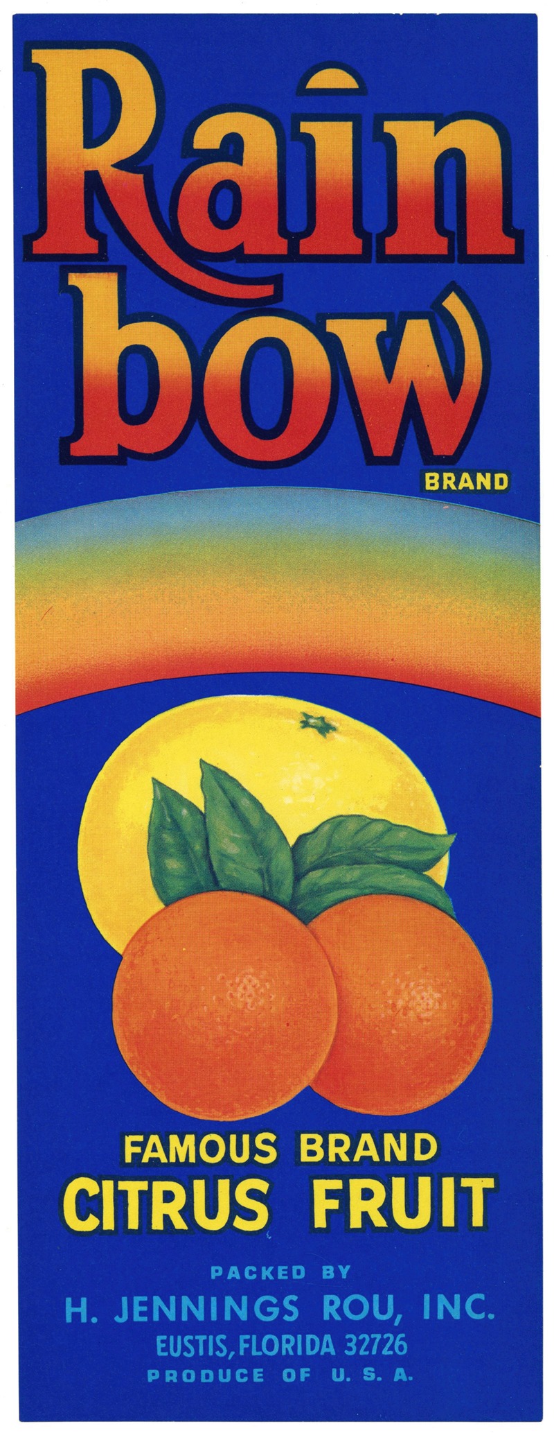 Anonymous - Rainbow Brand Citrus Label