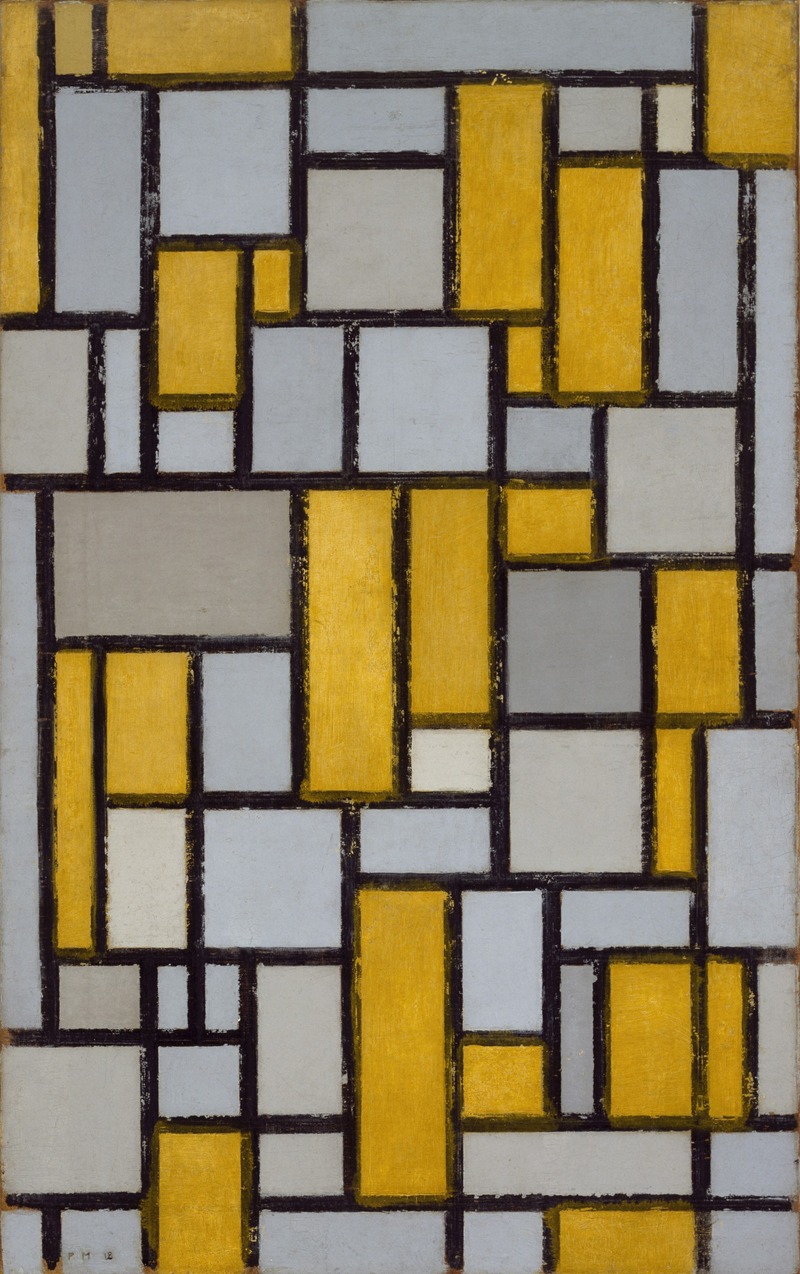 Piet Mondrian - Composition with Grid 1