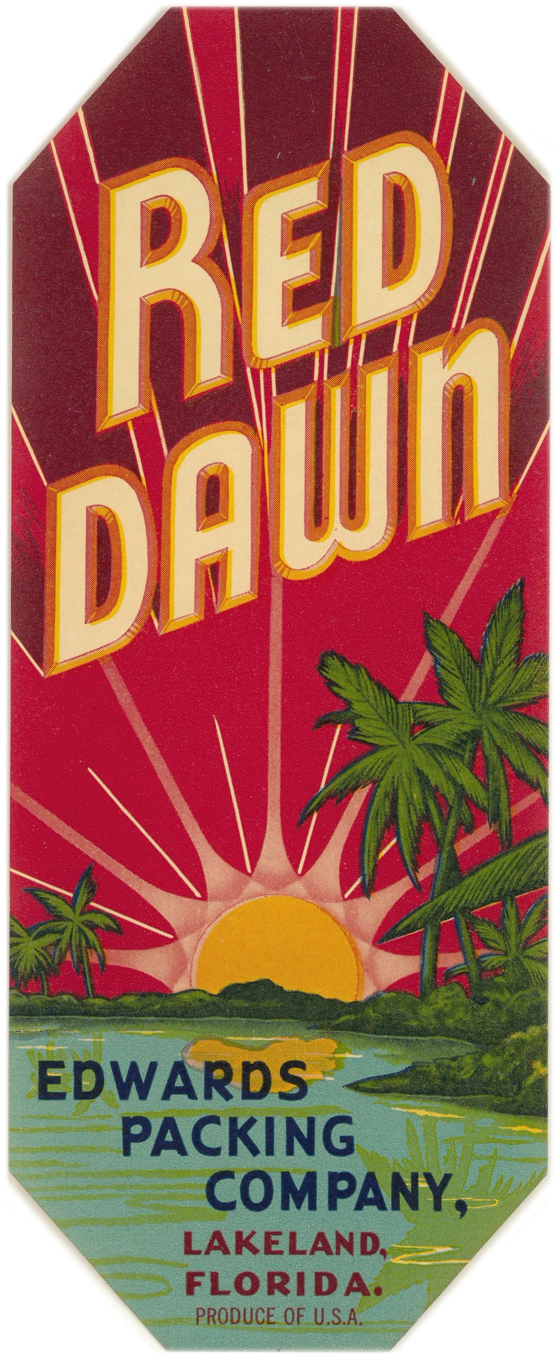 Anonymous - Red Dawn Produce Label