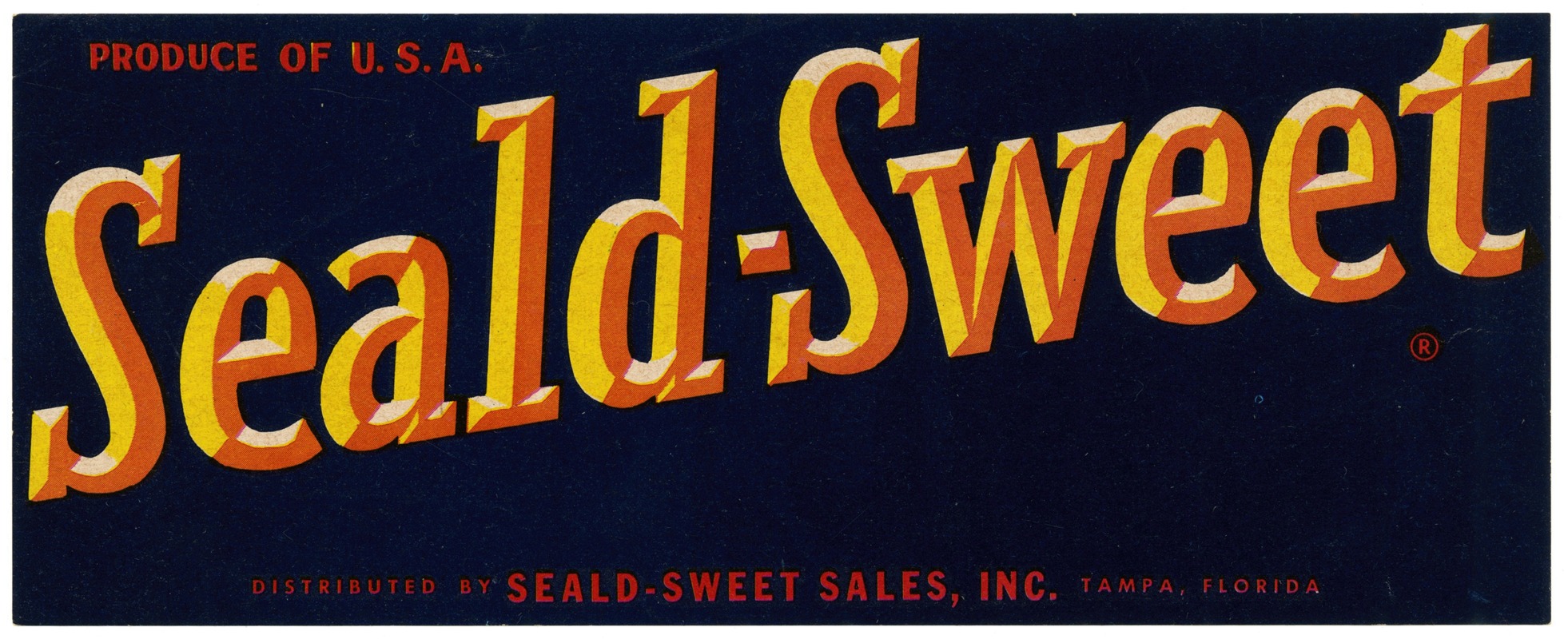 Anonymous - Seald-Sweet Produce Label
