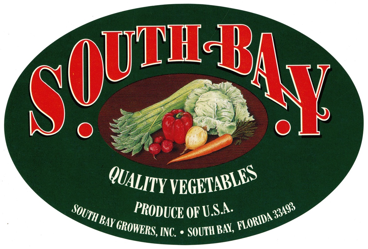 Anonymous - South Bay Quality Vegetables Label