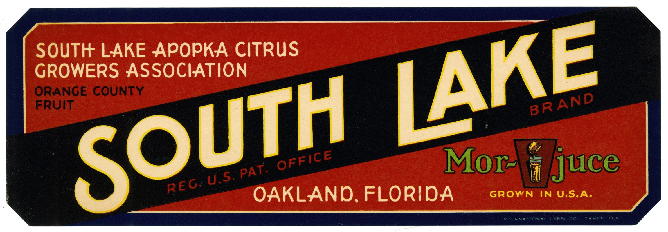 Anonymous - South Lake Brand Fruit Label