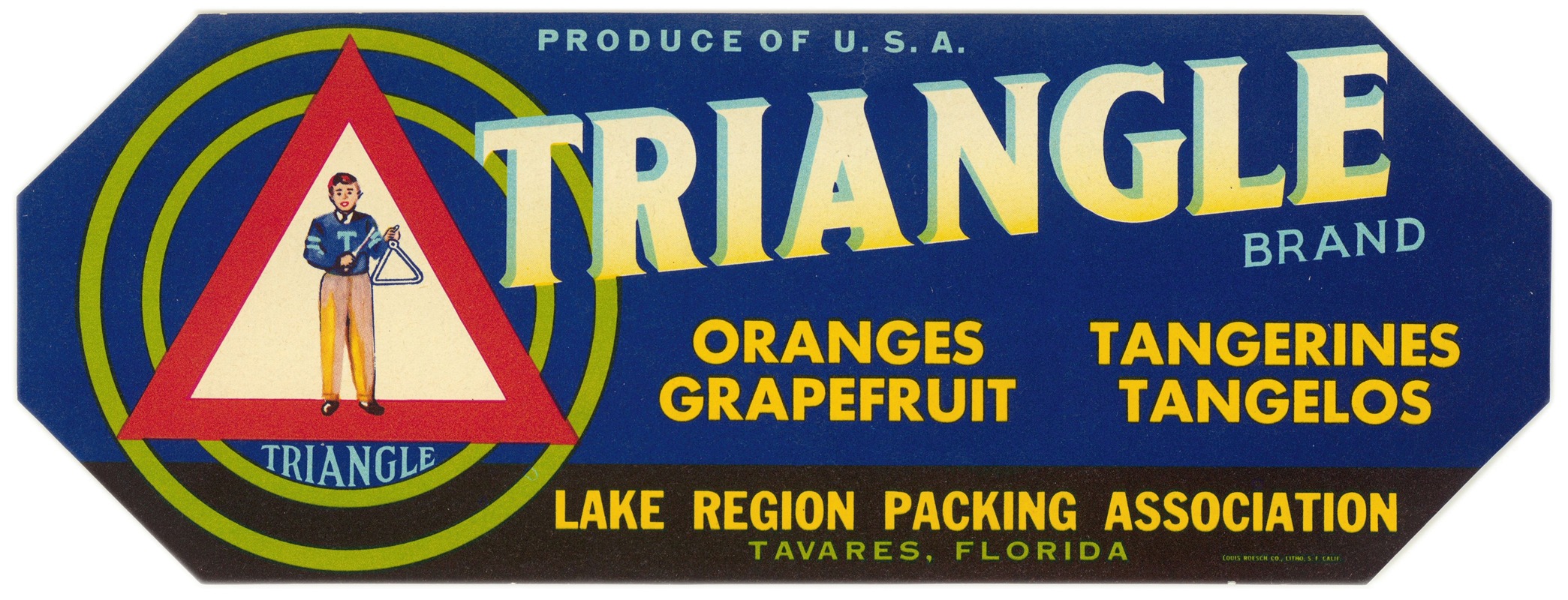 Anonymous - Triangle Brand Citrus Label 2