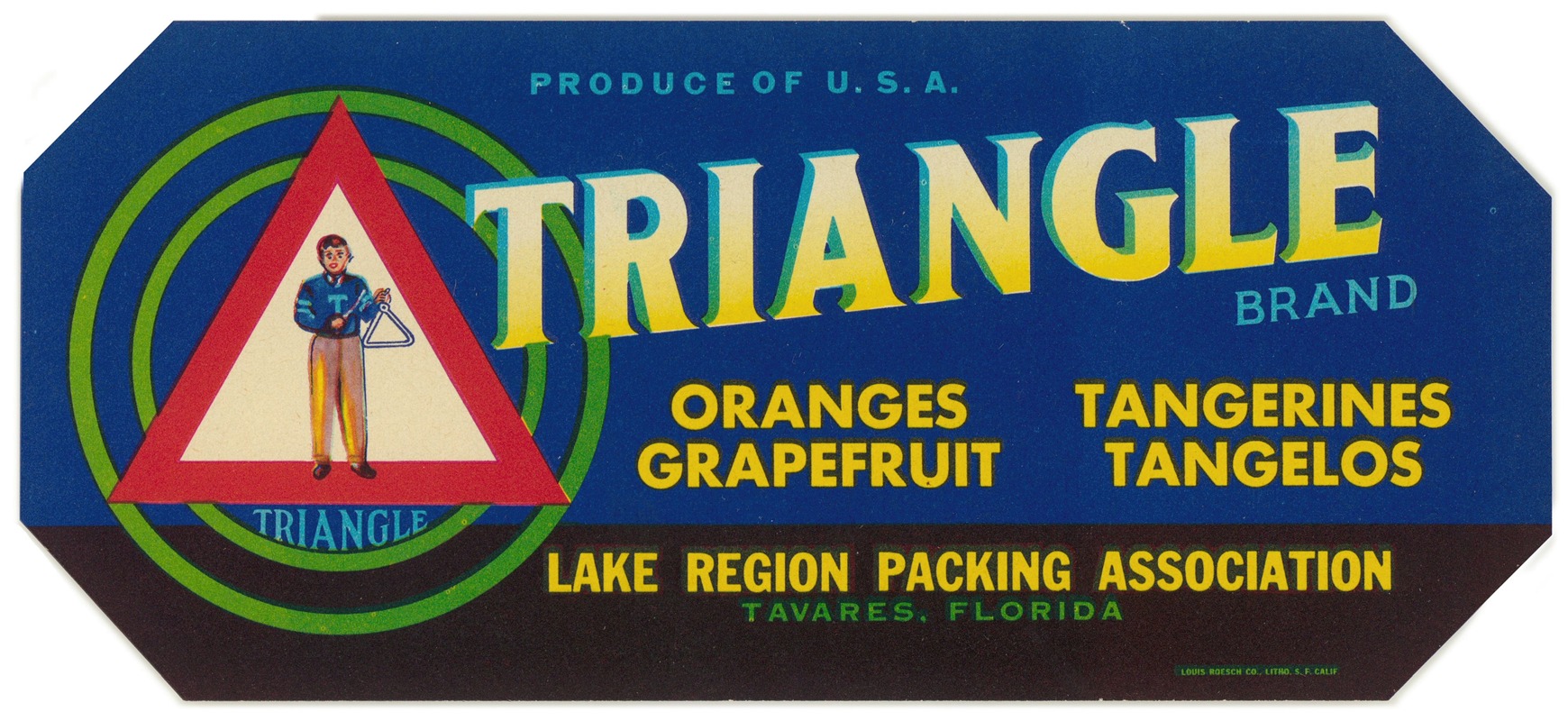 Anonymous - Triangle Brand Citrus Label