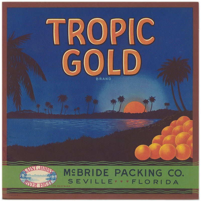 Anonymous - Tropic Gold Brand Orange Label